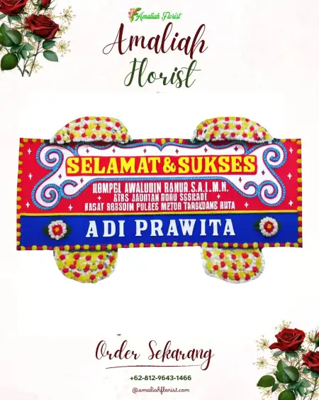 Papan Bunga Ucapan Selamat Brabowan
